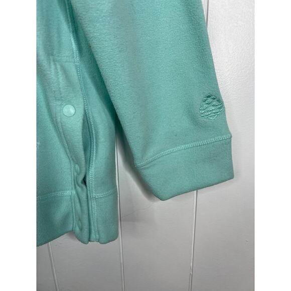 Stio Women's Turpin Fleece Hooded Pullover in Mint Size Large - Picture 4 of 6